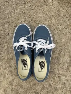使用回数1回VANS Authentic スエード ライトブルー スニーカー - メルカリ