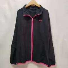 Nike レディースポリエステル100%素材ウィンドブレーカー ブラック 155