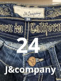【J&company！】 ビジュー　デニム　24 メキシコ製　ポケット　スタッズ