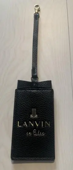 LANVIN en Bleu 黒色　パス•カードケース
