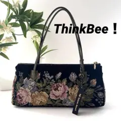 【タグ付き・新品] ThinkBee！オッジフラワー ハンドバッグ 肩掛け鞄