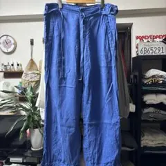 90s polo by Ralph Lauren リネンパンツ ロイヤルブルーのサムネイル