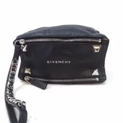 【未使用級】ジバンシー パンドラ クラッチバッグ ポーチ レザー 黒