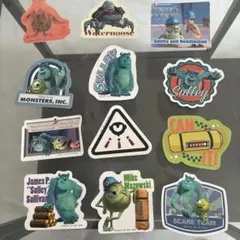 バラ売り3枚〜 이치방쿠지 モンスターズ・インク K賞 ステッカー