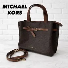 美品✨MICHAEL KORS 2WAY PVC トートバッグ シグネチャー