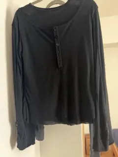 DOUBLE-LAYERED BUTTON ORGANICCOTTONSHIRTのサムネイル