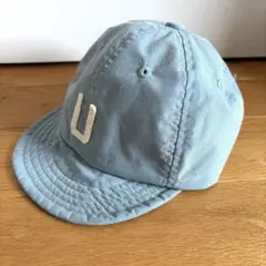 ビームス　キッズ 水色 キャップ ブルー U 刺繍 SUNDAY