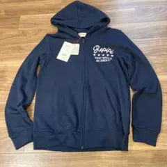repipi armario ロゴ ジップパーカー M 紺 新品タグ付のサムネイル