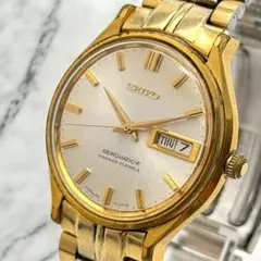 不動品 セイコー ロードマチック メンズ腕時計 ゴールド5606-7000