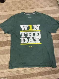 Nike WIN THE DAY Tシャツ XL ダークグリーン オレゴン大学