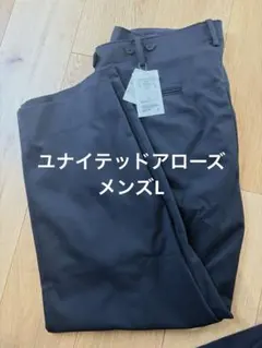 新品 ユナイテッドアローズ スラックス パンツ ブラック Lのサムネイル