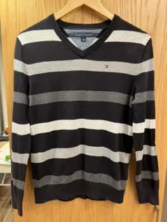 TOMMY HILFIGER トミーヒルフィガー 長袖ボーダーニット セーター