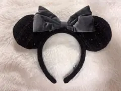 ミッキー耳カチューシャ 黒とグレー
