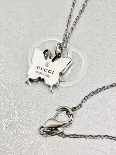 【超美品】GUCCI ペンダント トップ925＋社外チェーン 男女兼用のサムネイル