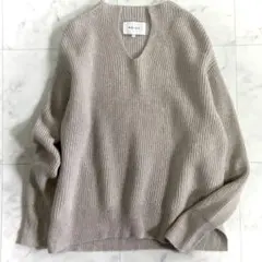 美品 ベイジ 23SS LILY プルオーバーニット ベージュ ラメのサムネイル