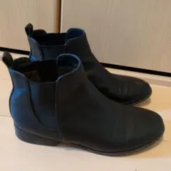 ブラックレザーブーツ　　オリエンタルトラフィック　サイズMサイズ