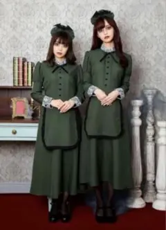 洋館メイド　ハロウィン　コスプレ