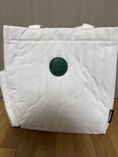 Starbucks トートバッグ ホワイト キルティング