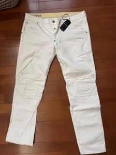 G-STAR ホワイト スリムフィットデニム