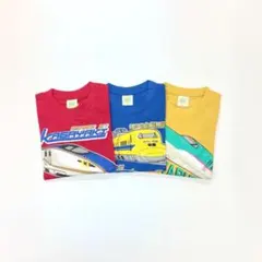 子供服 男の子 新幹線 長袖 Tシャツ セット 120cm 新品 TG257