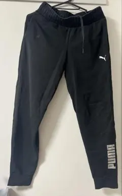 PUMA レディースブラックジャージパンツ サイズs