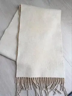 LOEWE クリーム色 ウールマフラー