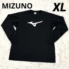 MIZUNOミズノ　長袖シャツ　XL トレーニングウェア　ブラック　バドミントン
