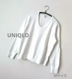 UNIQLO ウォッシャブルコットンVネックセーター