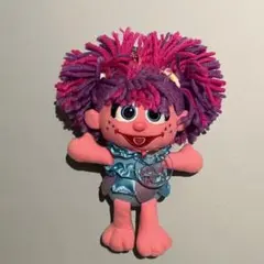USJ ユニバ　セサミストリート　アビーちゃん　ぬいぐるみキーホルダー