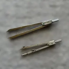 金属製 コンパス 2種類セット