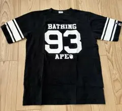 BAPE x CHAMPION FOOTBALL TEE エイプ サイズL　美品