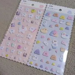 amifa キャラクターシール 2点セット