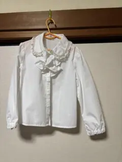 Catherine Cottage フリル付き白シャツ 120