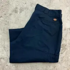 鬼*蔵様 Dickies　ディッキーズ　ダブルニーワークパンツ　W42　ネイビー