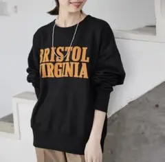 SLOBE IENA BRISTOL VIRGINIA スウェット ブラック