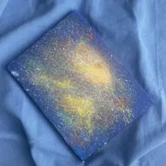 アクリル画　抽象画　テクスチャーアート
