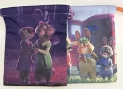 ディズニーストア ズートピア 巾着
