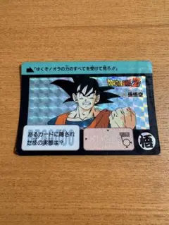 【反り、汚れあり】ドラゴンボール　カードダス　211 孫悟空