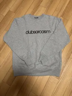 clubsarcasm rounded logo crewneck sweat