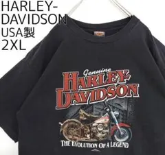 USA製 ハーレーダビッドソン プリントTシャツ トランプ サイコロ バイクのサムネイル