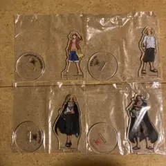 ワンピース一番くじ シャンクス＆ルフィ アクリルスタンド4点セット