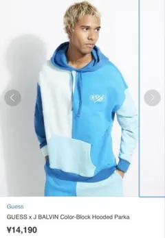 【値下げ】GUESS x J BALVIN コラボパーカー