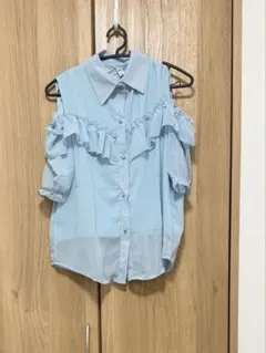 ブラウス オフショルダー