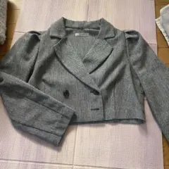 NICE CLAUP グレー テーラードジャケット