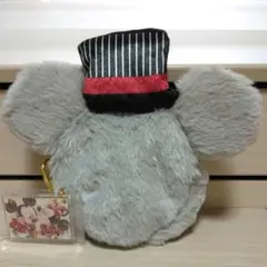 新品未使用 ディズニー ミッキーマウス もふもふ ファーポーチ①