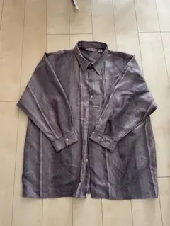 ワークシャツ Lサイズ ブラウン系