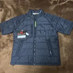 お値下げします　BURTLE H7420 半袖ダウンジャケット LL ブラック