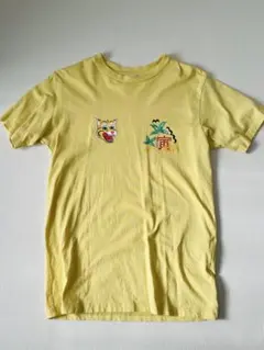 【Onitsuka Tiger】 Tシャツ 虎 黄色