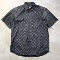 90s OLD STUSSY モノグラム シャツ L