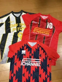 【新品未使用】フットサル ユニフォーム シャツ FCHANNEL LとM
